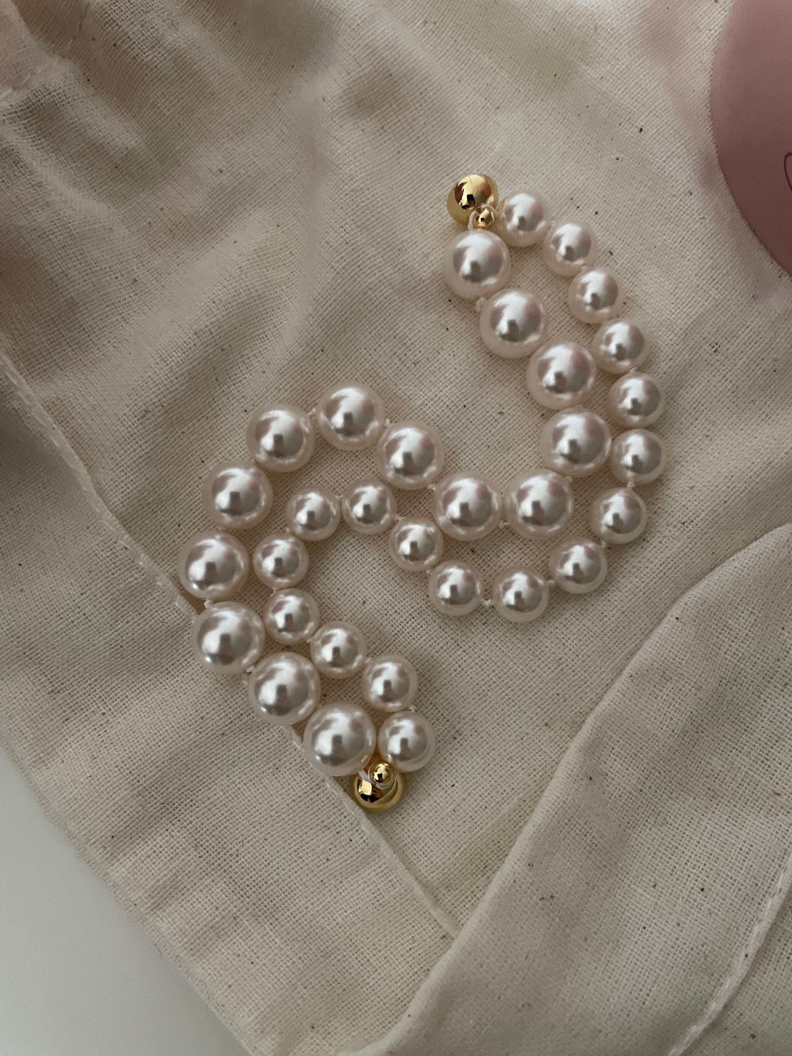 The 'Parisienne' Double Strand Pearl Bracelet with Gold Magnetic Clasp - 14K Gold Filled