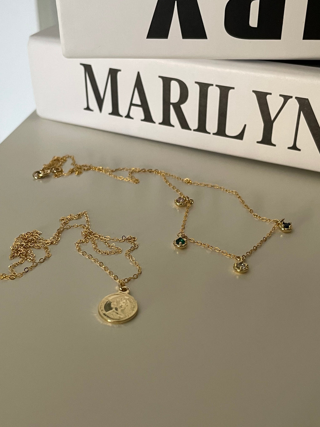 The 'Rainbow Drop' Dainty Necklace