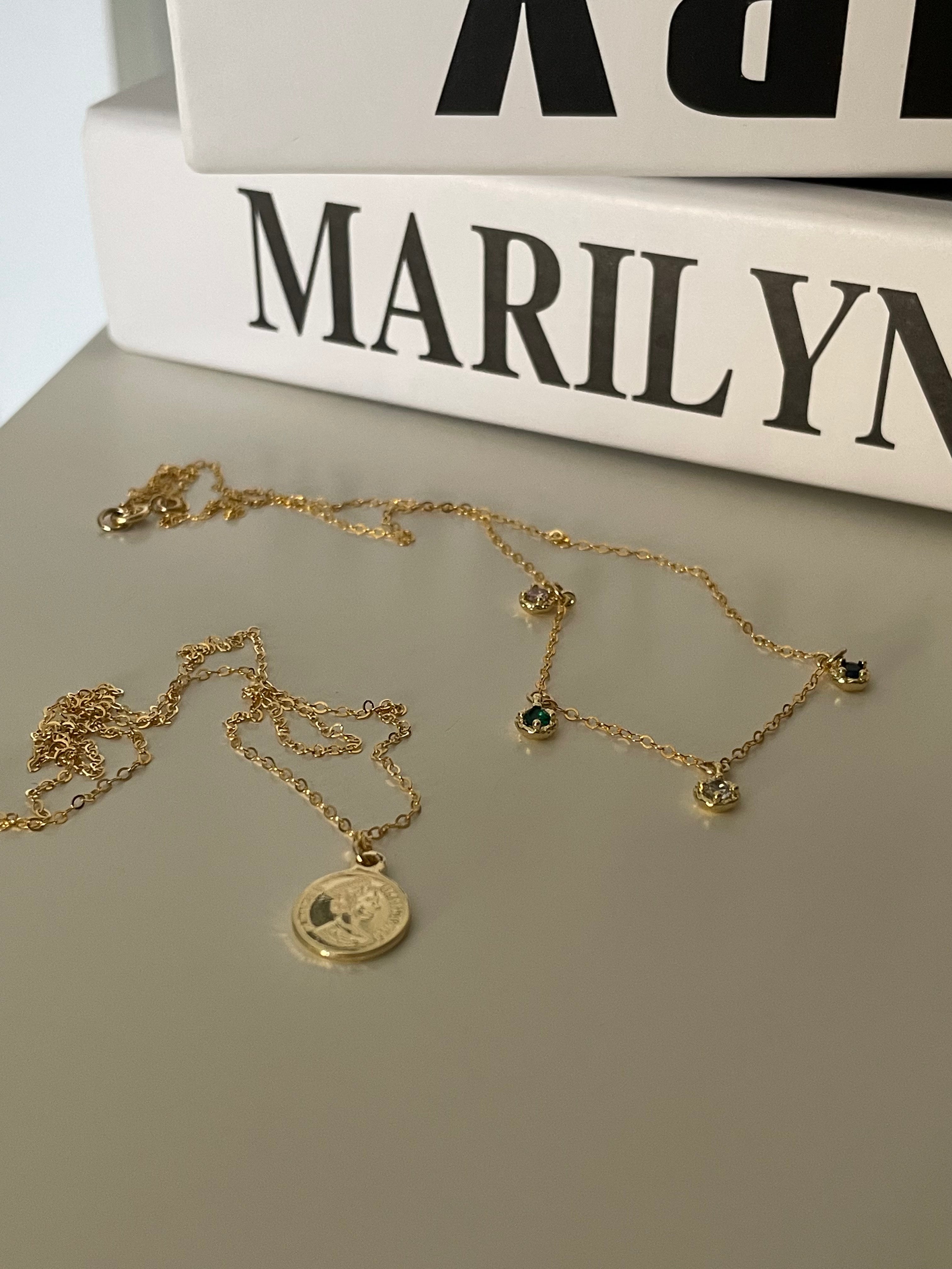 The 'Rainbow Drop' Dainty Necklace
