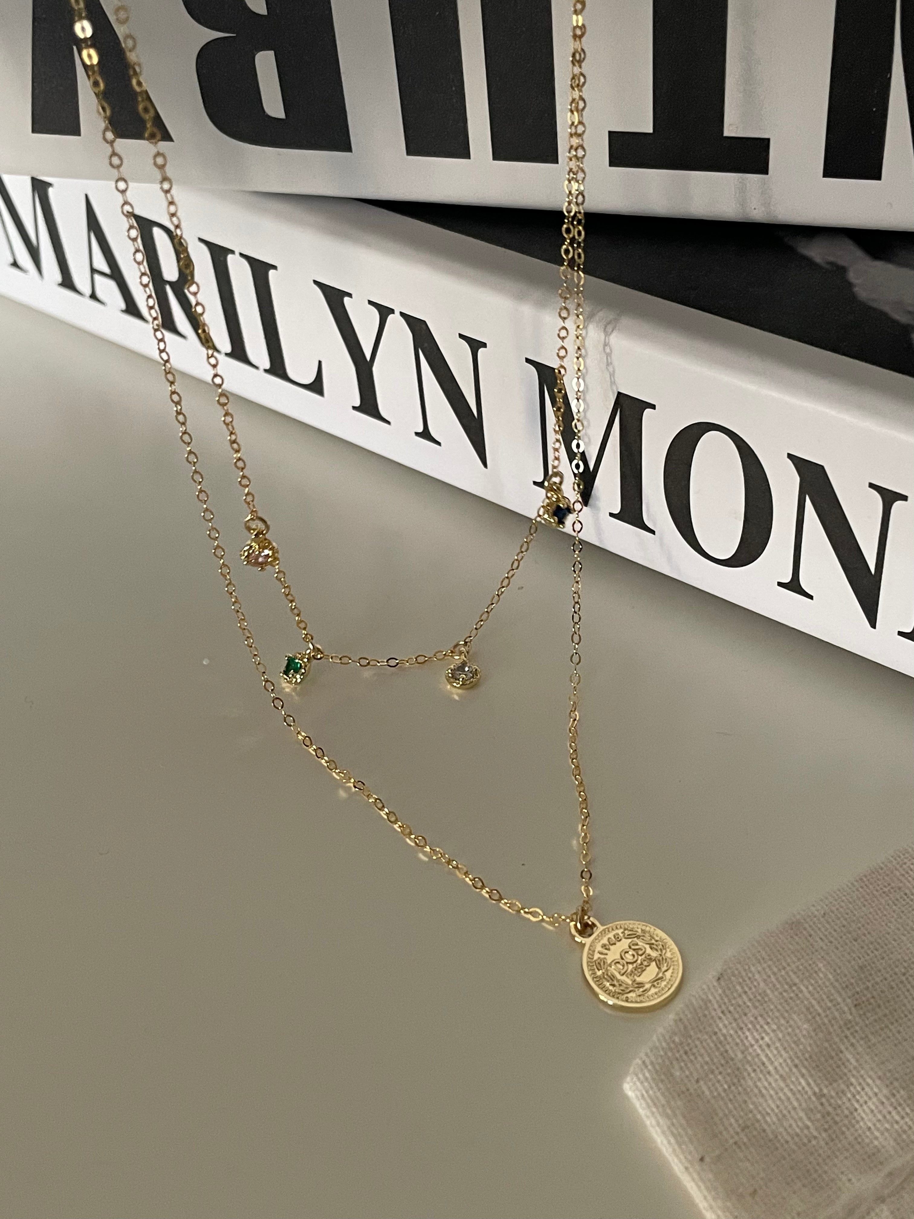The 'Rainbow Drop' Dainty Necklace