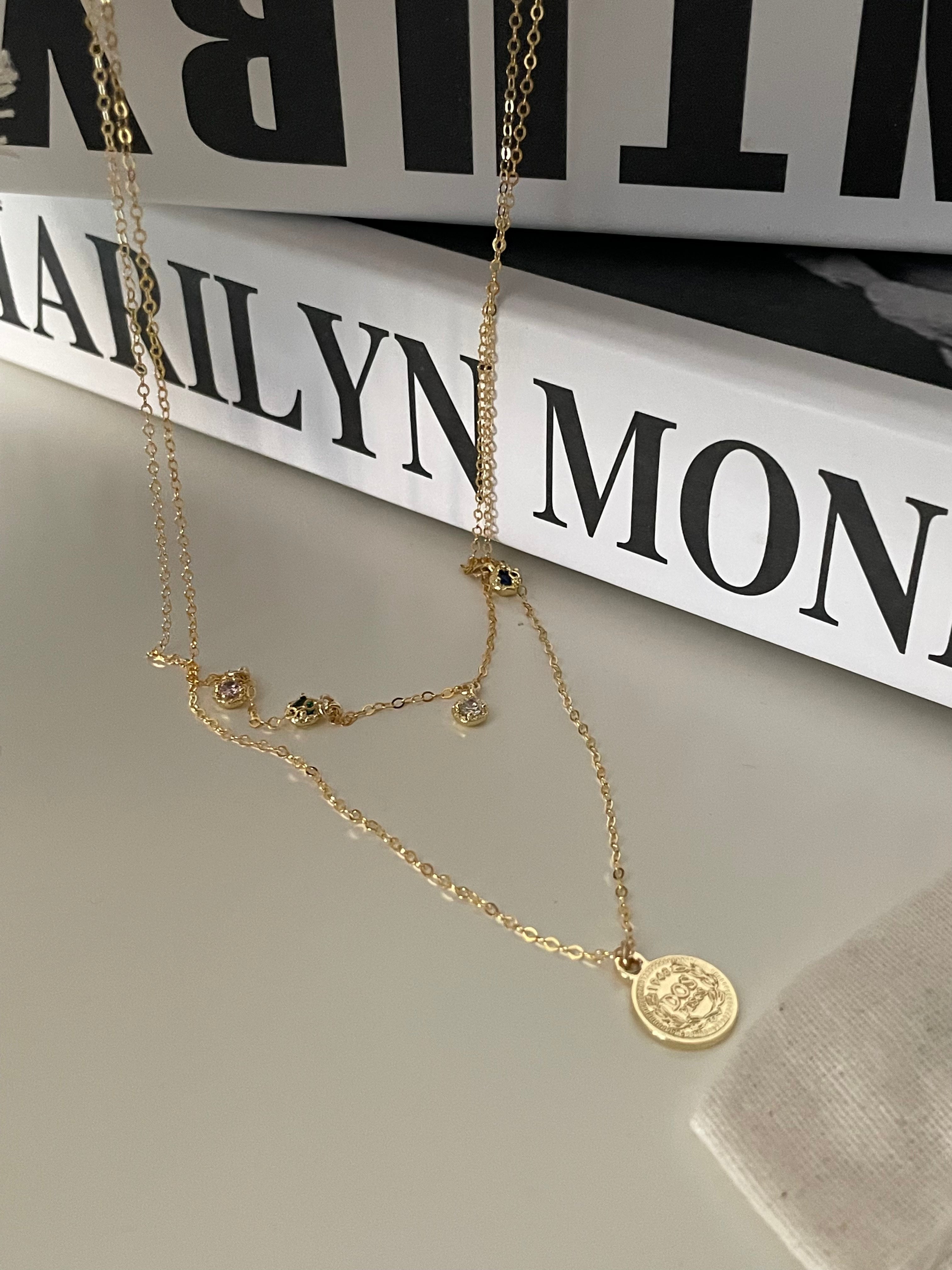The 'Rainbow Drop' Dainty Necklace