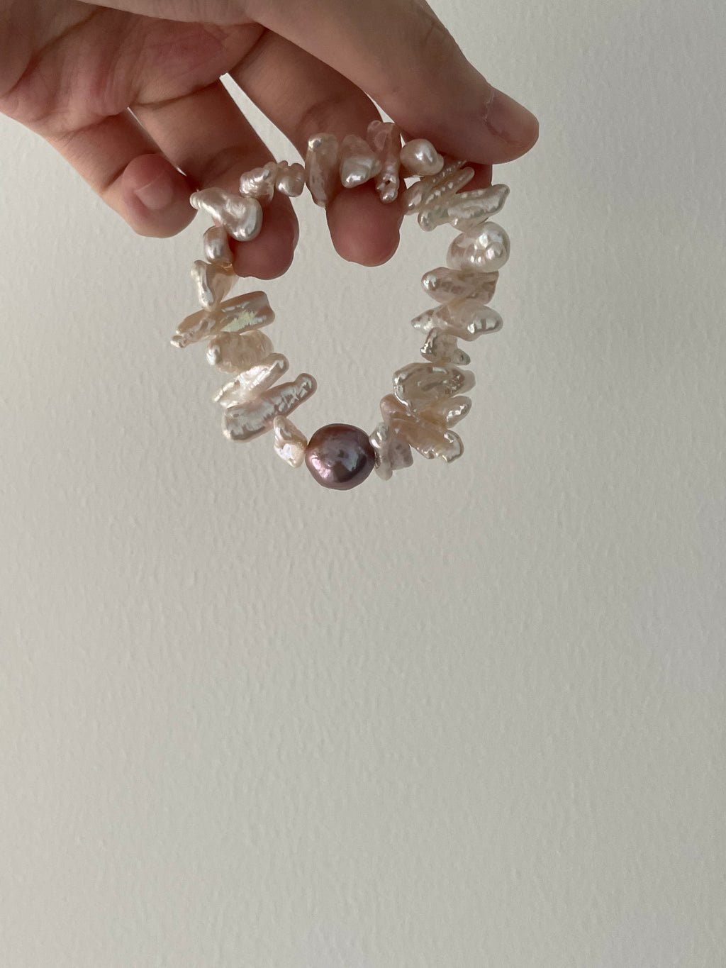 Radiant 'Sun Bloom' Keshi Pearl Bracelet - Handcrafted Statement Piece