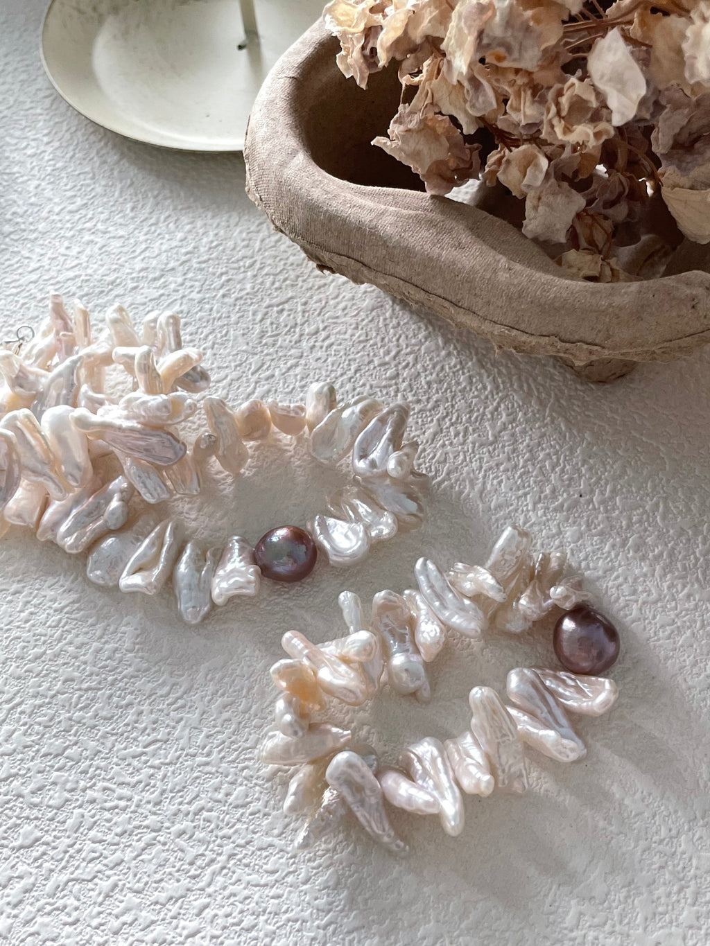 Radiant 'Sun Bloom' Keshi Pearl Bracelet - Handcrafted Statement Piece