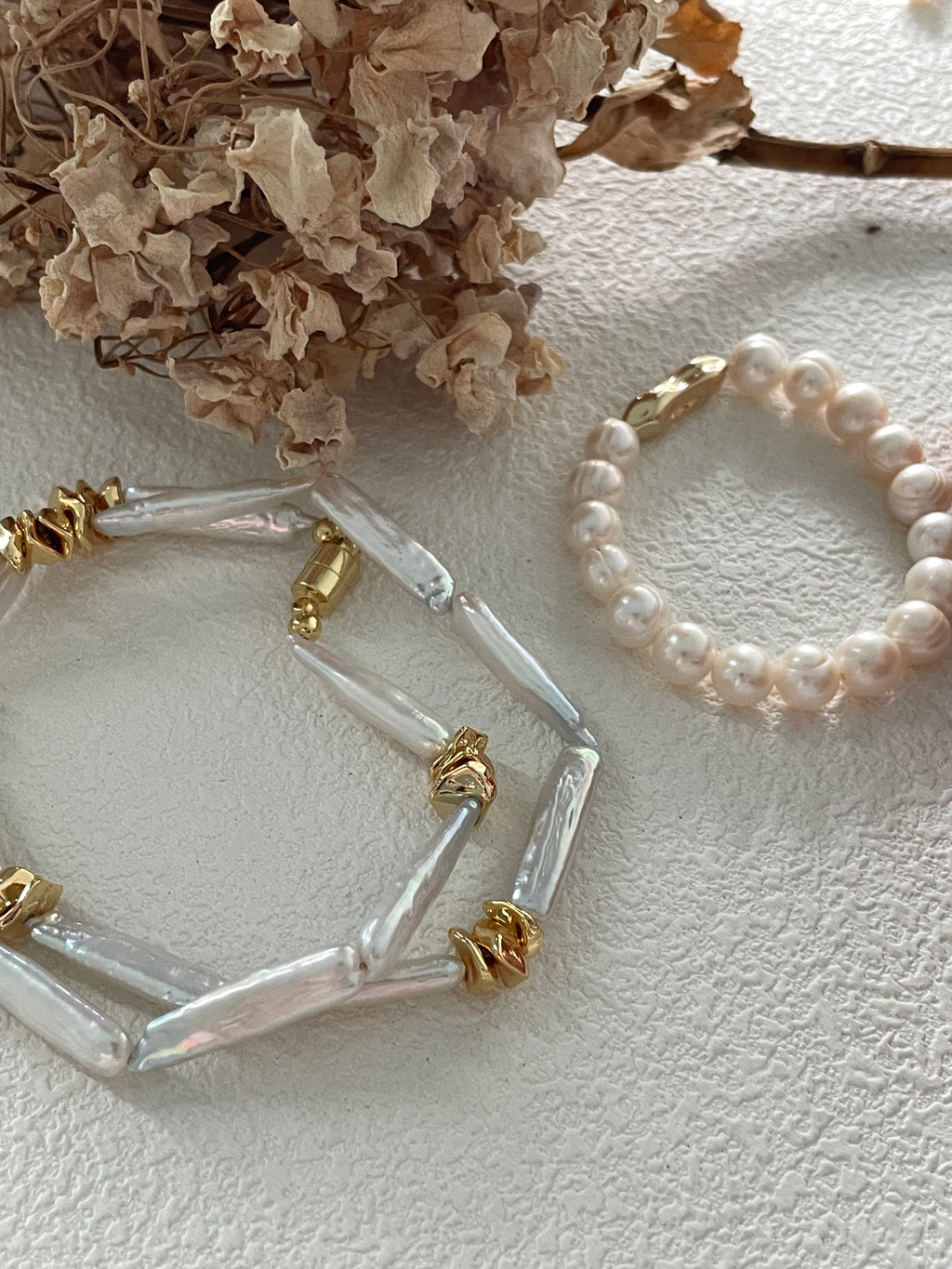 The 'Helix' Classic Pearl Bracelet