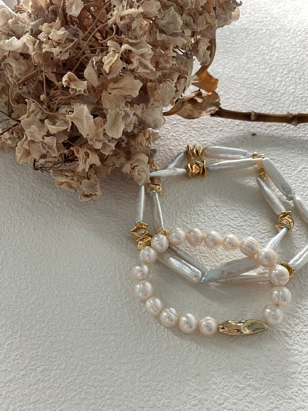 The 'Helix' Classic Pearl Bracelet