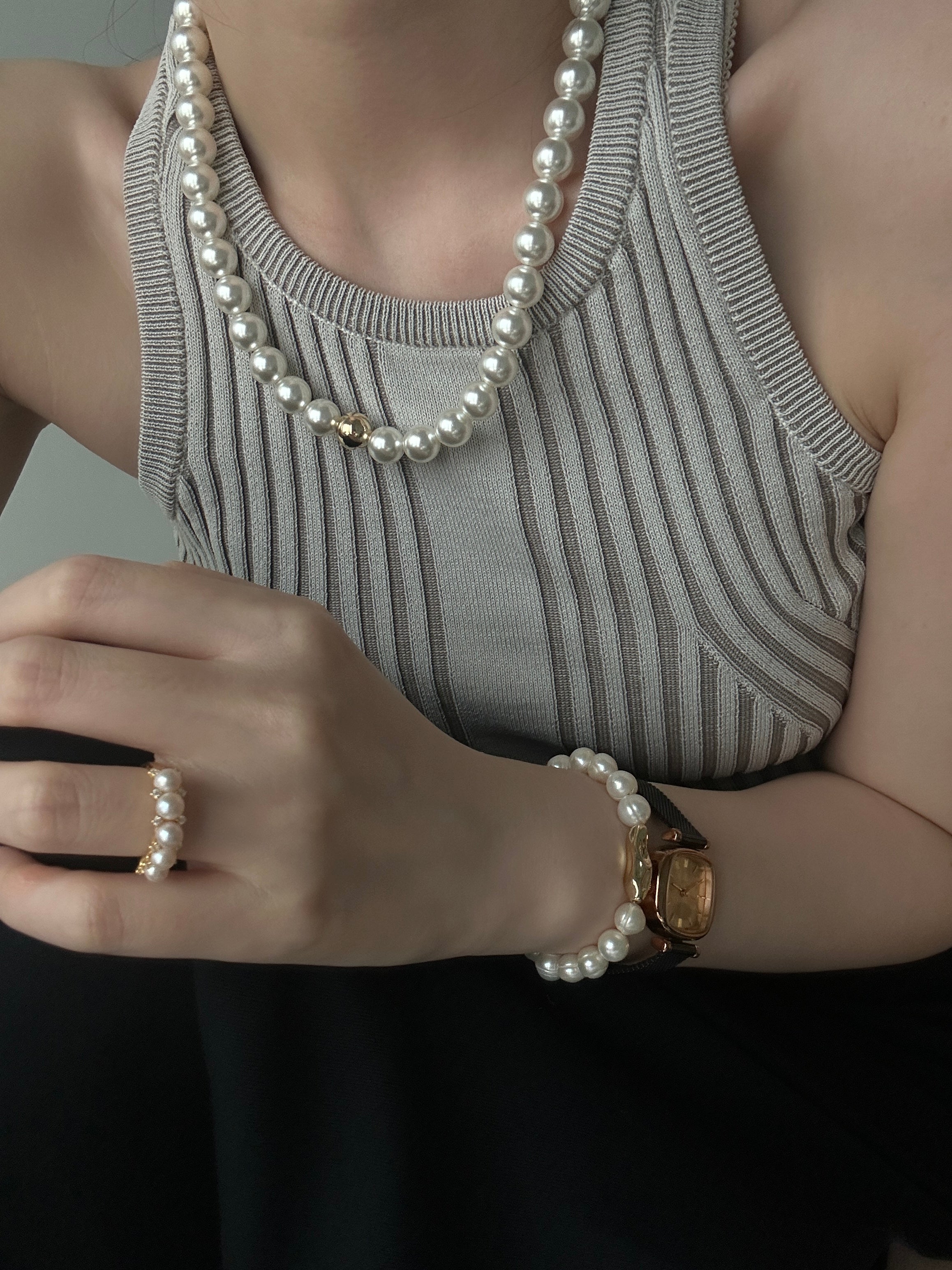 The 'Helix' Classic Pearl Bracelet