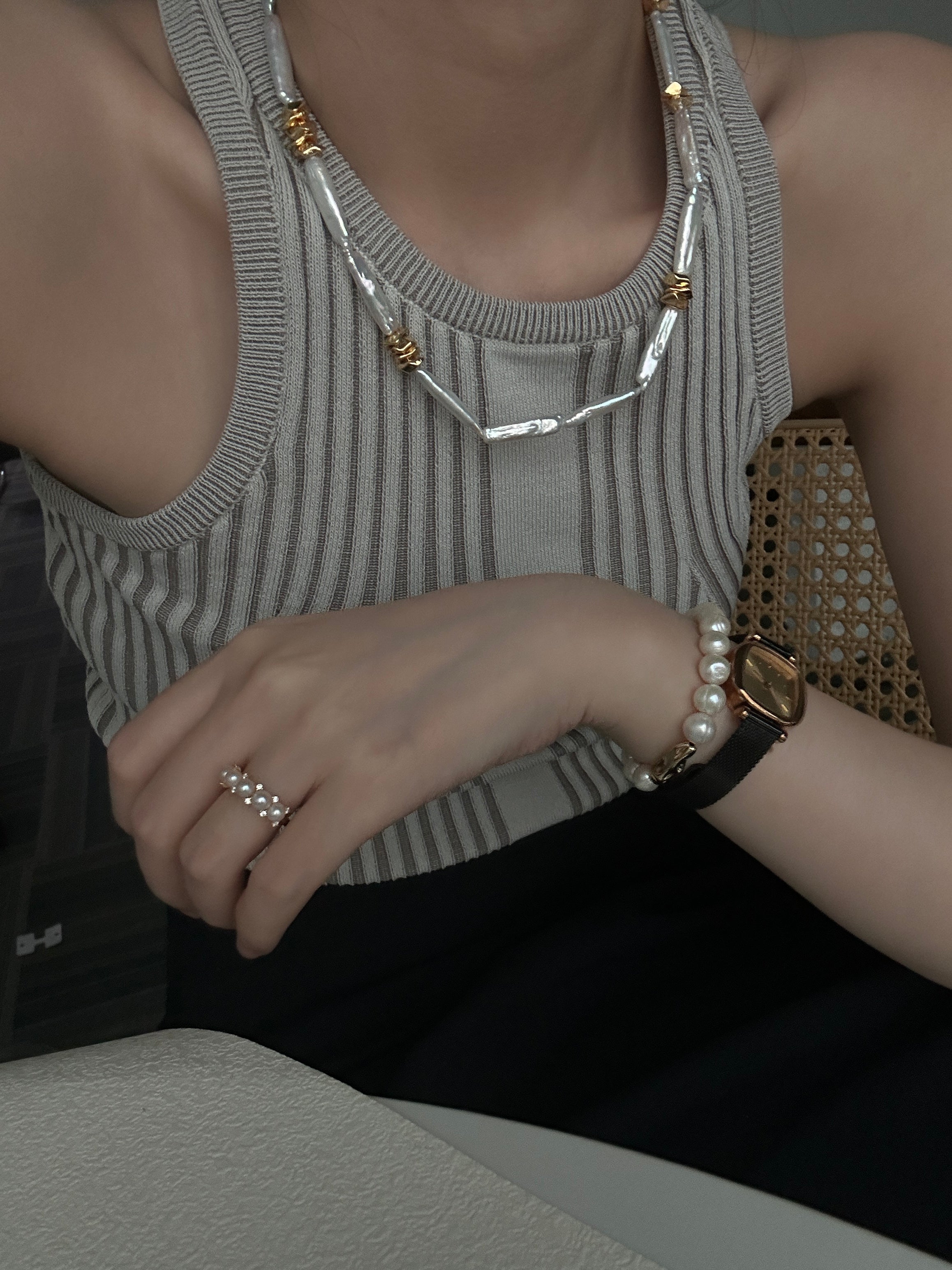 The 'Helix' Classic Pearl Bracelet